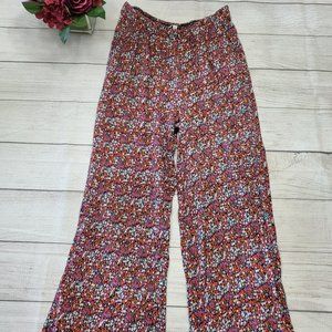 Patrons Of Peace Floral Crop Soft Pants Medium